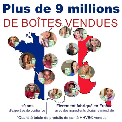 Profitez d'une réduction de 30 % sur HHVB pendant une durée limitée. En achetant 6 boîtes à la fois (soit 42 jours d'utilisation), vous bénéficierez non seulement d'un effet stable, mais aussi d'une offre combinée très avantageuse ! 👍